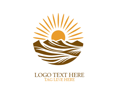 Desert Sunset Logo