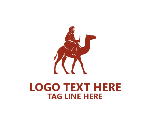 Desert Symbol Line Bedouin Logo