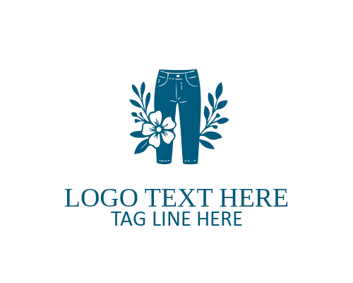 Designer Label Linear Clothing Logo