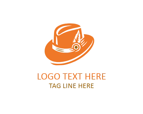 Detective Hat Icon Logo