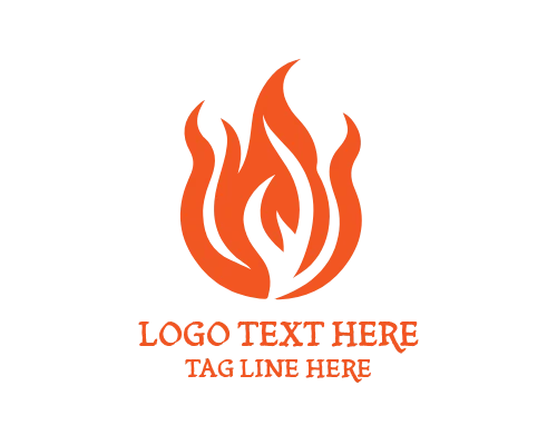 Diamond Flame Premium Logo