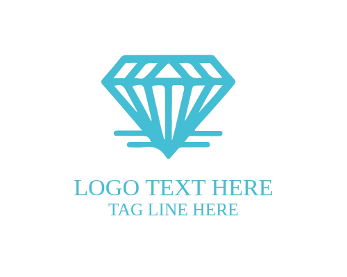 Diamond Frame Modern Logo