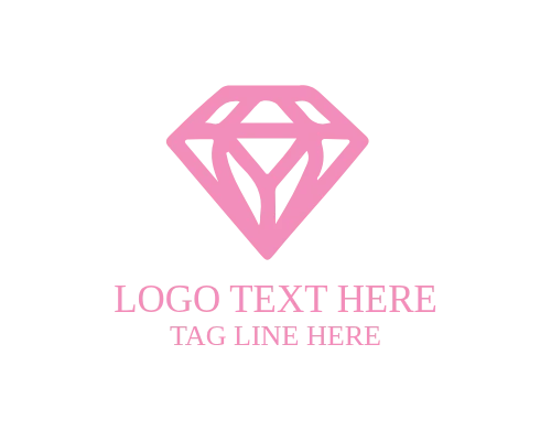 Diamond Gradient Style Logo