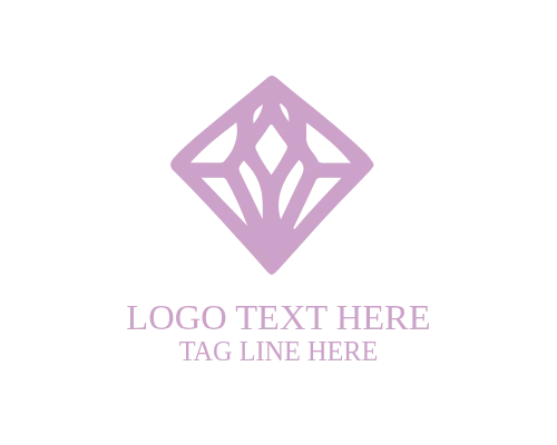 Diamond Jewel Icon Logo