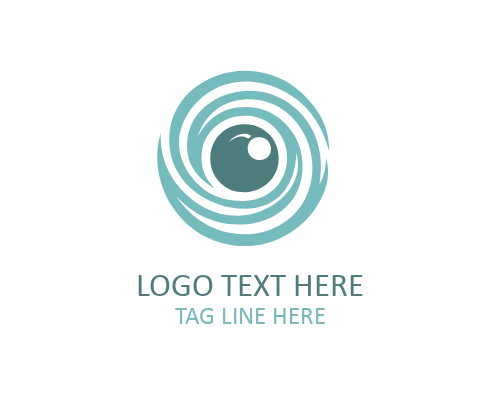 Digital Eye Icon Logo