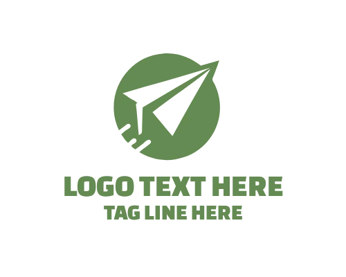 Digital Path Paper Plane Logo
