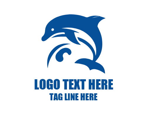 Digital Tech Dolphin Logo