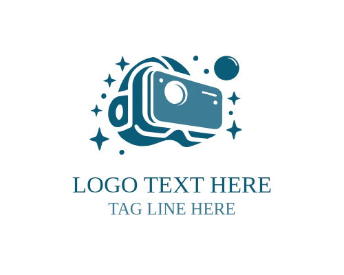 Digital VR Headset Logo for Technology Innovation