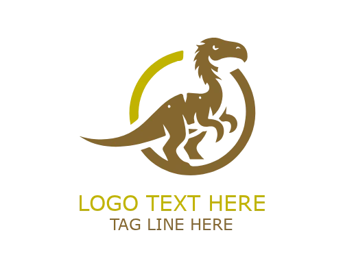 Dinosaur Head Mascot Logo for Teams, Gaming, and Sports Brands