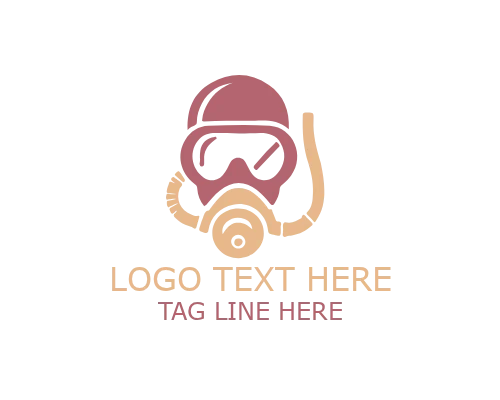 Diver Badge Logo for Professional Diving and Marine Branding
