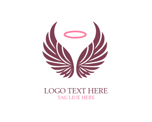 Divine Order Angel Wings Logo