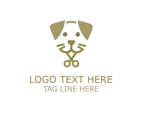 Dog Grooming Pet Spa Logo