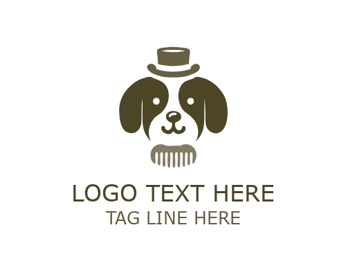 Dog Grooming Wellness Logo