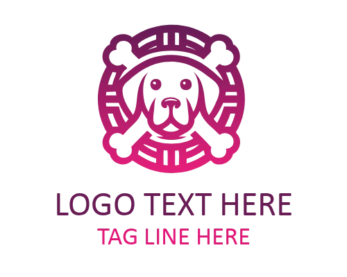 Dog Honor Emblem Logo
