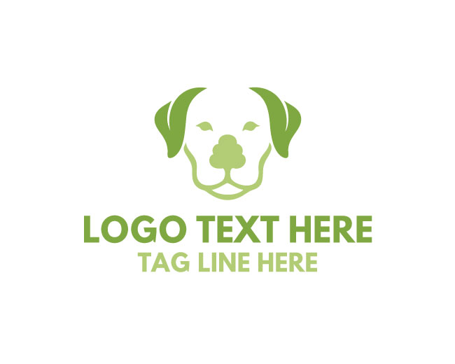 Dog Leaf Tree Logo