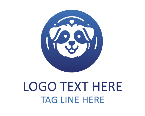 Dog Shield Emblem Mascot Logo