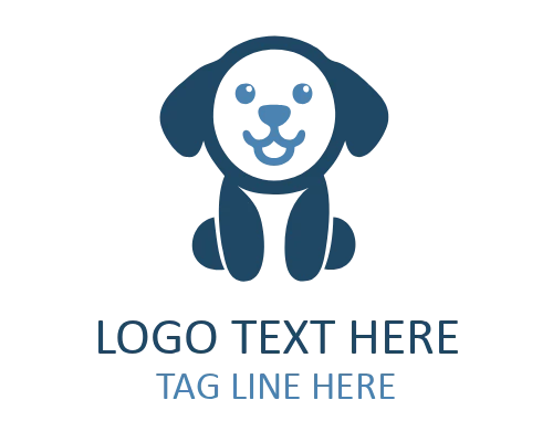 Dog Spirit Emblem Logo