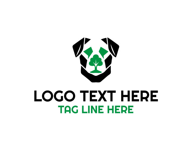 Dog Tree Bark Logo