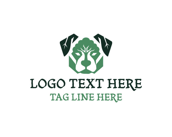 Dog Tree Bloom Logo