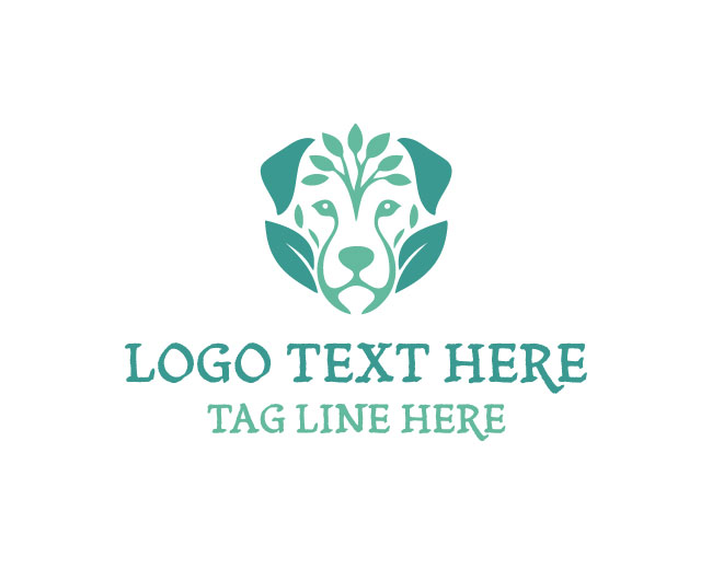 Dog Tree Growth Logo