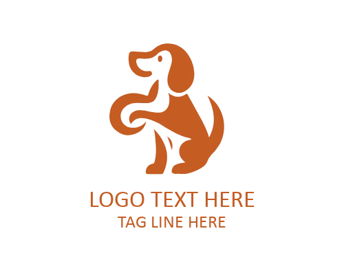 Doggy Badge Style Logo