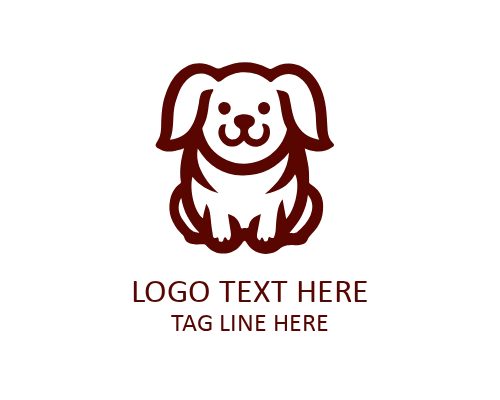 Doggy Bone Mascot Logo