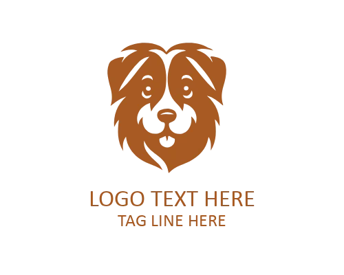 Doggy Circle Badge Logo
