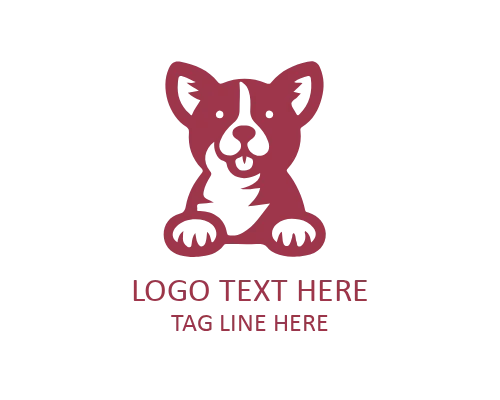 Doggy House Pet Logo