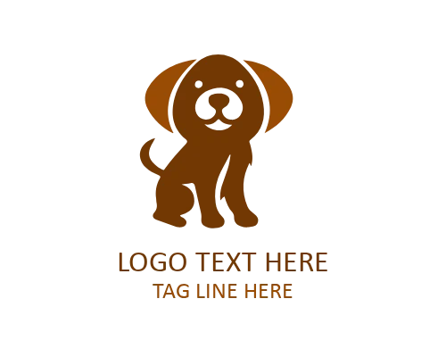 Doggy Silhouette Logo