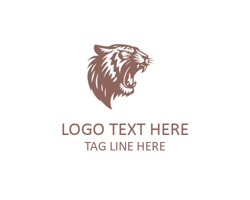 Dominance Roaring Lion Logo