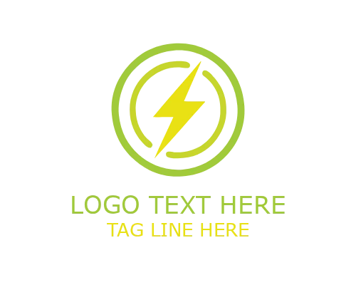 Double Lightning Bolt Logo for Strong Energy and Tech Branding