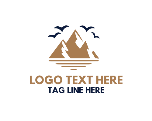 Double Peak Mountain Logo