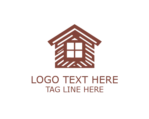 Double Roof Abstract Roofing Logo for Professional Building Branding