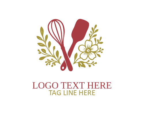 Dough Kneading Baking Logo