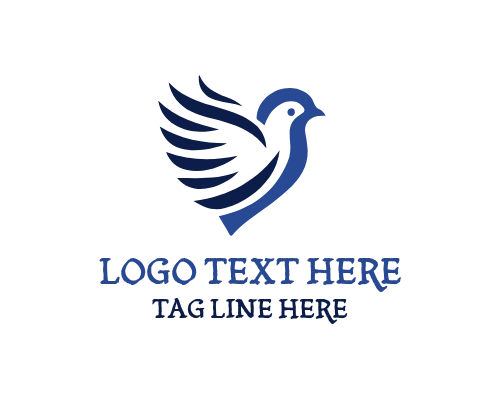 Dove Circle Flight Logo
