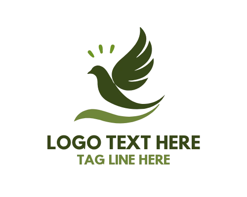 Dove Flight Circle Logo