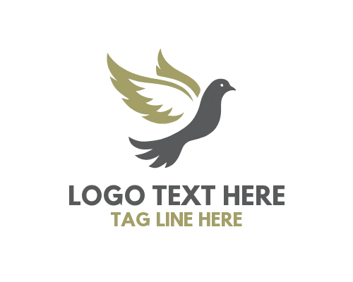 Dove Flight Path Sky Logo