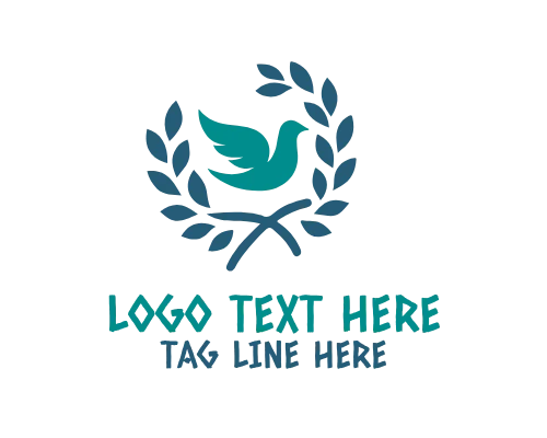 Dove Flight Symbol Logo