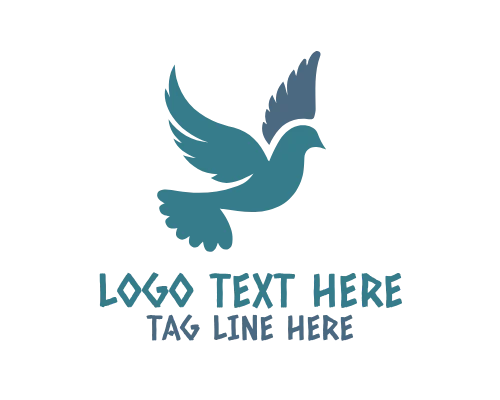  Dove Hovering Logo
