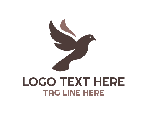 Dove Hovering Swoop Logo