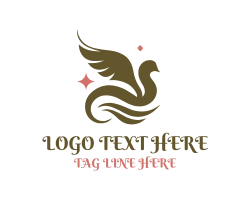 Dove Nature Flight Logo