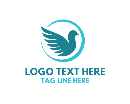 Dove Soaring Mountains Logo