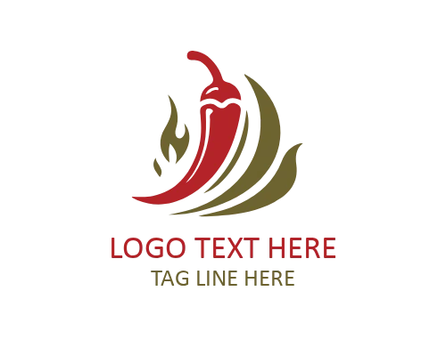 Dragon Fire Chili Logo for Extreme Spice Brands
