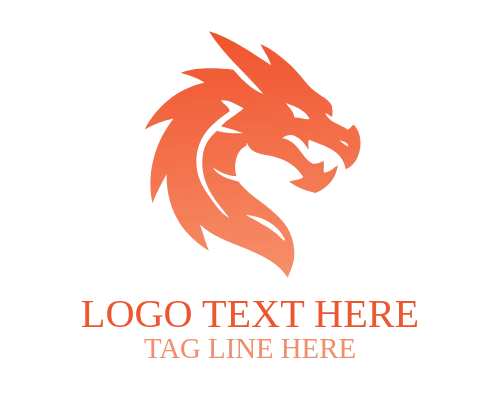 Dragon Gaming Mascot Logo