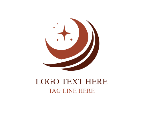  Dreamy Crescent Glow Moon Logo for Lifestyle Brands