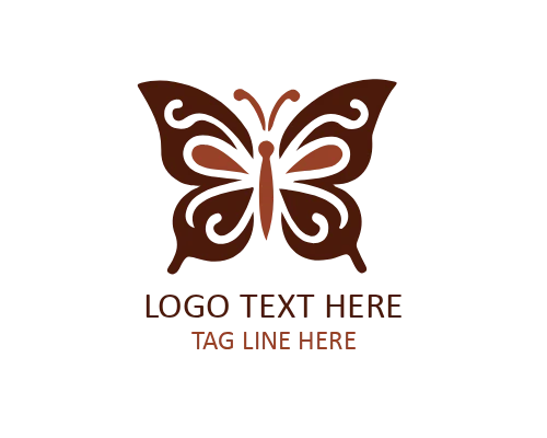 Dreamy Fantasy Butterfly Logo