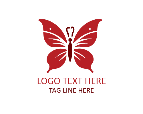  Dreamy Soft Butterfly Logo