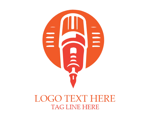 Drill Machine Repair Logo for Workshop, Maintenance, and Tool Services