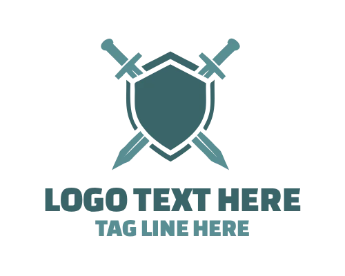 Dual Sword Military Logo