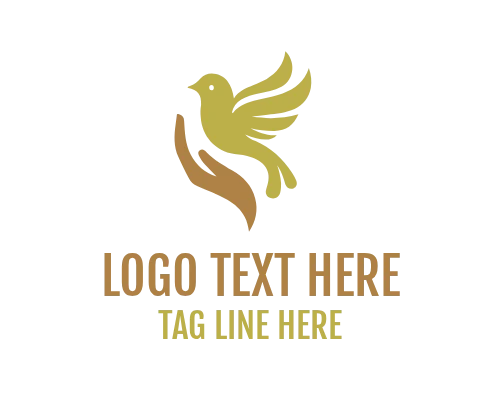 Dual Tone Love Bird Logo